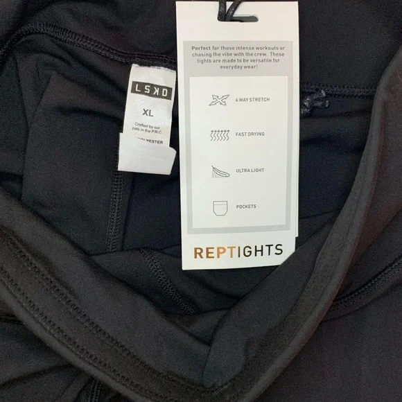 LSKD rep full length tight black size XL with pockets - Picture 3 of 4